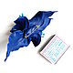 Праздничная брошь цветок с тычинками Салют синий лазурь с бирюзовым. Брошь-булавка. De-Si-Re          Юлия Ру. Ярмарка Мастеров.  Фото №6