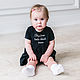 Боди-платье маленькое черное "My first little black dress". Платья. Конверты и комплекты на выписку (ilovecarrot). Ярмарка Мастеров.  Фото №5
