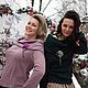 Заказать Джемпер Бохо зеленый черный мягкий с большим воротом. MORIAVA Евгения. Ярмарка Мастеров. . Джемперы Фото №3