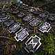 Эксклюзивный набор бронзовых рун. Футарк. Руны. Руны. ЮРИЙ ГОРН. Интернет-магазин Ярмарка Мастеров.  Фото №2