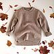 Джемпер детский вязаный "Пиксельный". Свитеры и джемперы. VA kids knitwear. Ярмарка Мастеров.  Фото №5