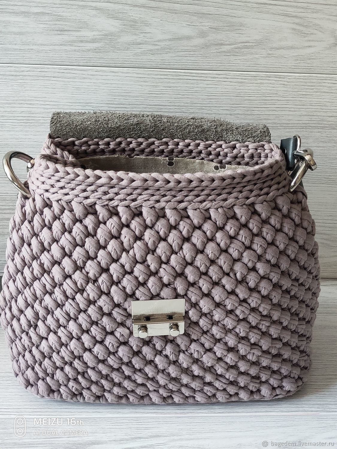 сумка вязаная. саквояж крючком. вязаная сумка саквояж. сумка саквояж крючком из шнура.