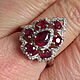 Ring 'Temptation' with natural rubies, Rings, Voronezh,  Фото №1