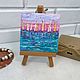Copy of Sailboat Painting Original Art Seascape Small Art 4". Pictures. katbes. Online shopping on My Livemaster.  Фото №2