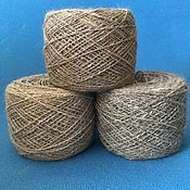 Yarn from dog hair (Samoyed dog)