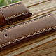 Заказать Ремешок для часов из натуральной кожи ширина 22 на 20 мм. taffer leather goods. Ярмарка Мастеров. . Ремешок для часов Фото №3