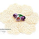 Openwork napkins - coasters (set of 6 PCs.). Swipe. Cross stitch and beads!. My Livemaster. Фото №11
