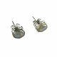 Order Earrings with labrador, stud earrings, stud earrings with stone. Irina Moro. Livemaster. . Stud earrings Фото №3