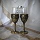 Wine glasses gift grace in bronze, 2 PCs, Wine Glasses, Frolovo,  Фото №1