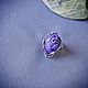 Order Ring with charoite wire wrap. selenawirejewelry. Livemaster. . Rings Фото №3
