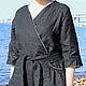 Комбинезон льняной "Первый самурай". Комбинезоны. Льняная Мануфактура ЛЕБЕДЬ. Ярмарка Мастеров.  Фото №5