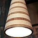 Деревянный подвесной светильник Zebra XL. Потолочные и подвесные светильники. LUBBRO. Ярмарка Мастеров.  Фото №4