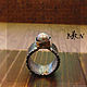 Order Ring with pearl. BOR.N | avtorskoe serebro. Livemaster. . Ring Фото №3