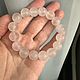 Заказать Браслет из крупного розового кварца, 12 мм. Katerina Moroz accessories for you (katerinamoroz). Ярмарка Мастеров. . Браслет из бусин Фото №3
