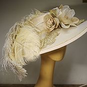 Субкультуры handmade. Livemaster - original item Women`s retro hat 