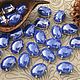 Pearl rhinestones oval 13h18 mm 'Blue'. Rhinestones. crystalsky. Online shopping on My Livemaster.  Фото №2