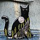 Брошь Алтайский кот с настоящими травами и камнями из ювелирной смолы. Брошь-булавка. Krysa Ira. Ярмарка Мастеров.  Фото №7