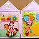 "Кукольный домик" из фетра. Мягкие игрушки. iLayda Toys (ilaydatoys). Ярмарка Мастеров.  Фото №5