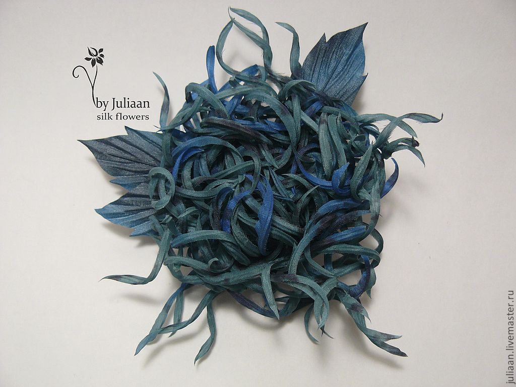Цветы ручной работы. Ярмарка Мастеров - ручная работа. Купить Цветы из шелка. Хризантема