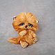 kitten Teddy ginger. Teddy Toys. VaKulina (Valentina) Teddy Bear. My Livemaster. Фото №5