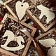 Ёлочная игрушка «Крылья». Елочные игрушки. ceramamama. Ярмарка Мастеров.  Фото №5
