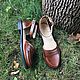 sandals: Freedom sandals brown tinted black sole. Slingbacks. Hitarov (Hitarov). Online shopping on My Livemaster.  Фото №2