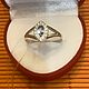 Серебряное кольцо с природным танзанитом и микро цирконами. Кольца. OLVIKSOL JEWELRY STORE. Ярмарка Мастеров.  Фото №4