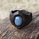 Wooden ring with pitersite, Rings, Pskov,  Фото №1