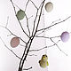 Easter birds knitted 6 pieces 7 cm. Easter souvenirs. BarminaStudio (Marina)/Crochet (barmar). My Livemaster. Фото №4