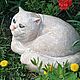 Заказать Садовые Коты. Керамика Натальи Ермаковой.. Ярмарка Мастеров. . Фигуры садовые Фото №3