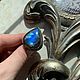 Ring with Labradorite rich blue color. Rings. UNIQUE-LIT. My Livemaster. Фото №5