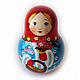 Неваляшка большая "Варя Матрёшкина" (со звоном), Dolls1, Sarov,  Фото №1