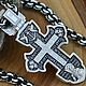 Крест серебряный большой 46 грамм.Оригинал .Ручная работа. Крестик. АРТЕМИЯ (изделия из серебра). Ярмарка Мастеров.  Фото №4