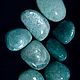 Amazonite is a mint - turquoise,translucent (large tumbling) Madagascar. Cabochons. Stones of the World. My Livemaster. Фото №6