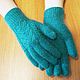 Gloves with mohair 'Emerald'. Gloves. Tatiana Boyarova. Online shopping on My Livemaster.  Фото №2