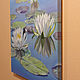 Order Painting 'Water lilies' 45h45 cm. Zhaldak Eduard paintings. Livemaster. . Pictures Фото №3