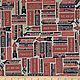 Тим Хольц.(5 видов) " Ретро Почта-2". 100% хлопок, Сша, Ткани, Москва,  Фото №1