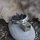 Серебряное кольцо горы с желтыми сапфирами "Ородруин". Кольца. Chakruna. Ярмарка Мастеров.  Фото №4