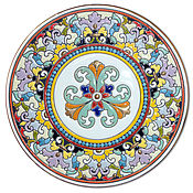 Посуда handmade. Livemaster - original item Plate decorative of ceramic.260mm.. Handmade.