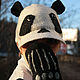 Kit baseball cap and mittens Panda, Mittens, Voronezh,  Фото №1