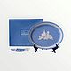 Винтаж: Wedgwood Jasperware редкое овальное панно / поднос в фирменной коробке. Тарелки декоративные винтажные. Decor.mylove. Ярмарка Мастеров.  Фото №5