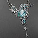 Necklace Ice fantasy. Necklace. color of magic. My Livemaster. Фото №4