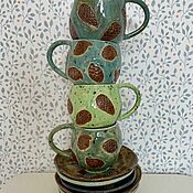 Керамические чаши с пупырками