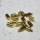 Order End caps for cords 5 mm color gold. agraf. Livemaster. . Accessories for jewelry Фото №3