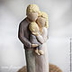 Деревянная фигурка «Окутанный любовью». Статуэтки. Wooden-miracle. Ярмарка Мастеров.  Фото №6