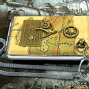 Сувениры и подарки handmade. Livemaster - original item Steampunk cigarette case for 12 cigarettes 85 mm 