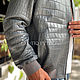 Мужская куртка из кожи крокодила серого цвета бомбер. Верхняя одежда мужская. Exotiq Python - Мир Экзотики. Ярмарка Мастеров.  Фото №6