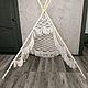 Вигвам детский макраме. Вигвам. Magic Macrame. Ярмарка Мастеров.  Фото №6