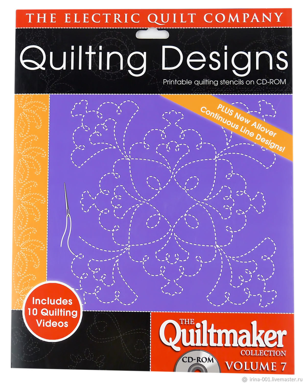 Дизайны для стежки "Quilting Designs Volume 7" – купить на Ярмарке Мастеров – F5VBPRU | Выкройки для шитья, Люберцы