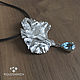 Drops. Silver necklace . Silver, blue Topaz. Necklace. jewelart. Online shopping on My Livemaster.  Фото №2